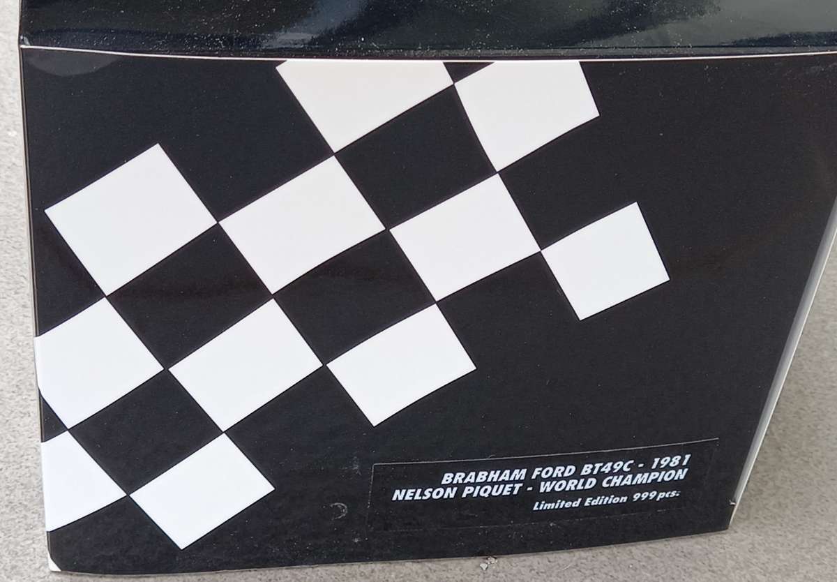 Brabham BT49C - Nelson Piquet - 1981 World Champion - Minichamps 1/18
