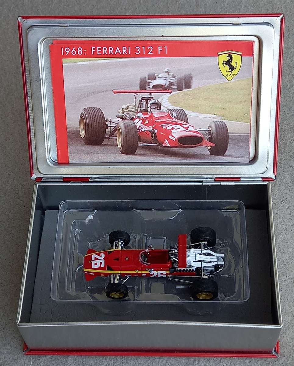 Ferrari 312 - 1968 French Grand Prix winner - J Ickx - IXO 1/43