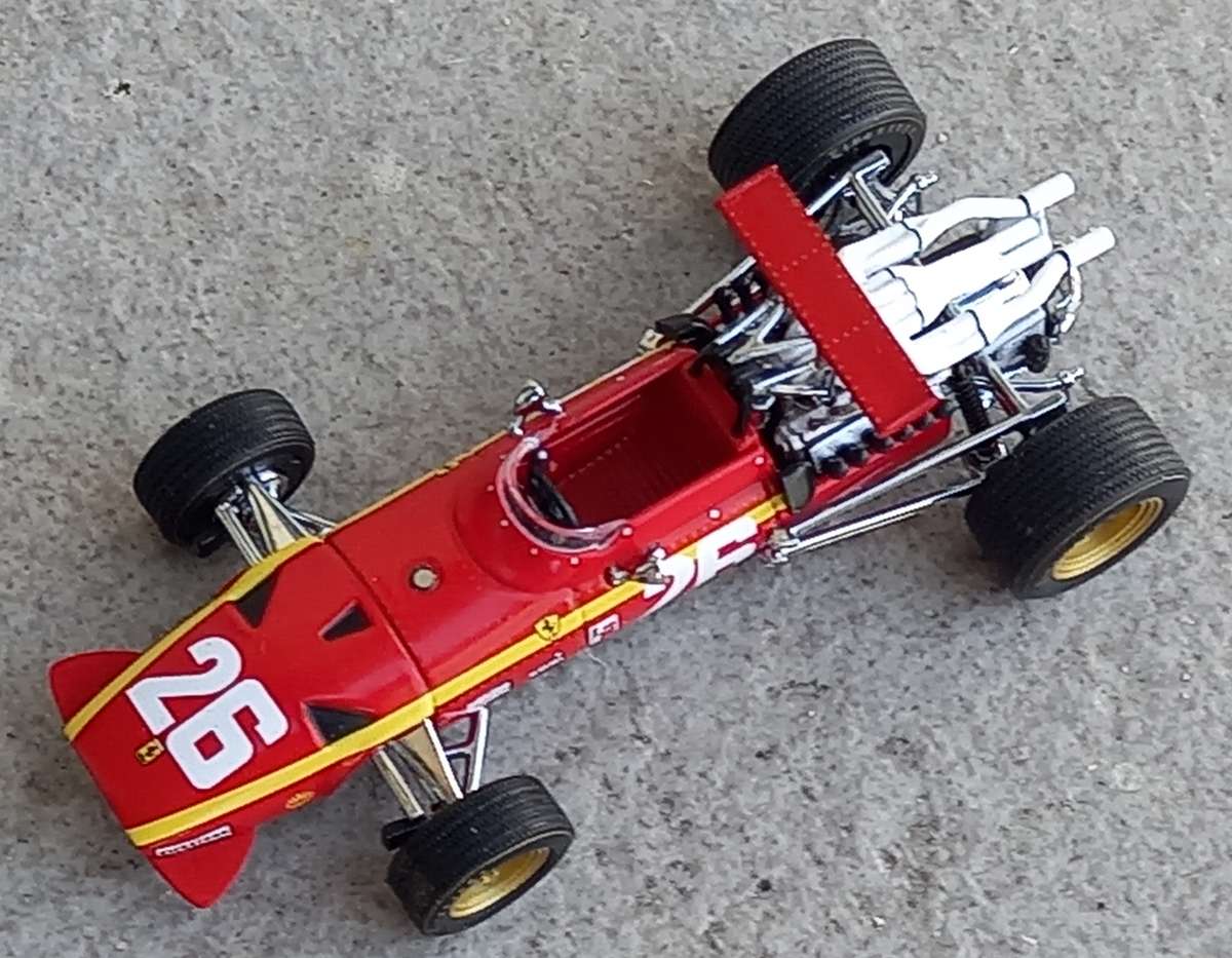 Ferrari 312 - 1968 French Grand Prix winner - J Ickx - IXO 1/43