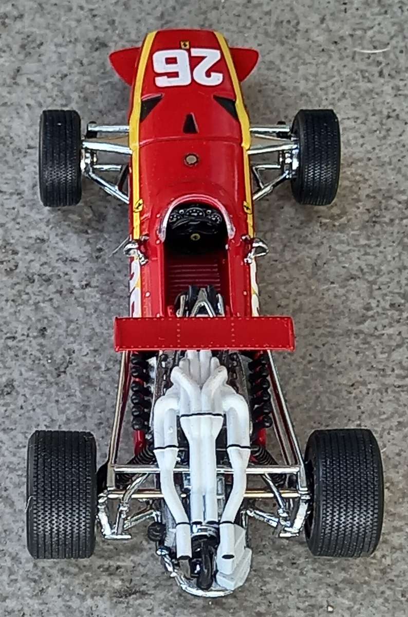 Ferrari 312 - 1968 French Grand Prix winner - J Ickx - IXO 1/43