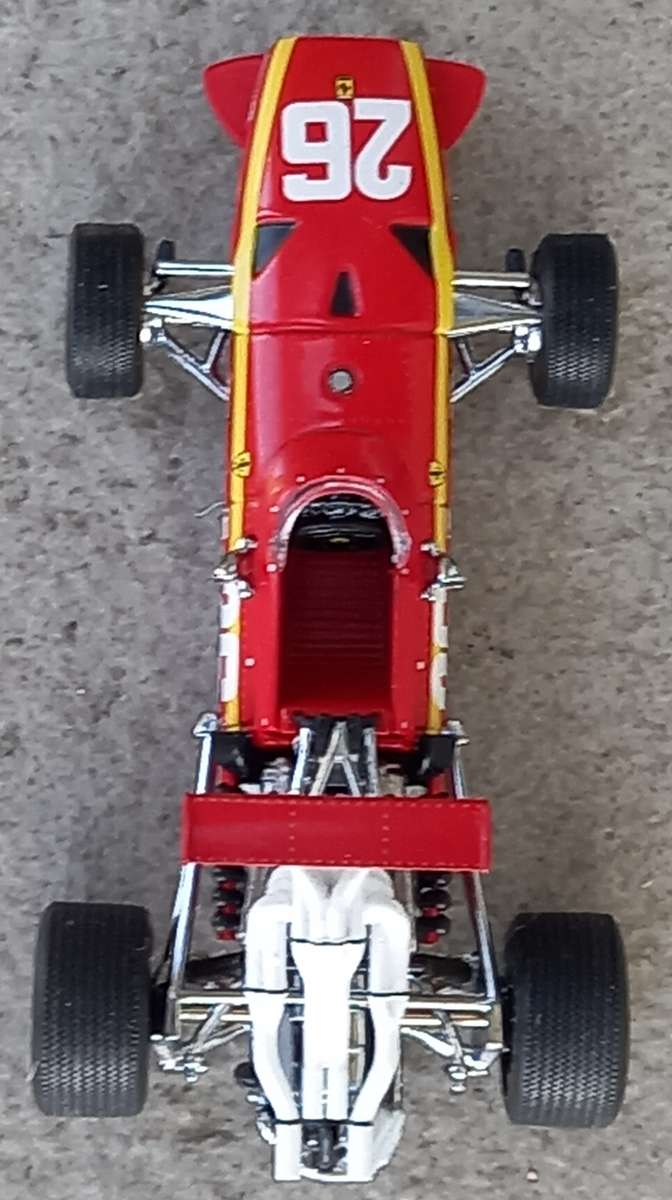 Ferrari 312 - 1968 French Grand Prix winner - J Ickx - IXO 1/43