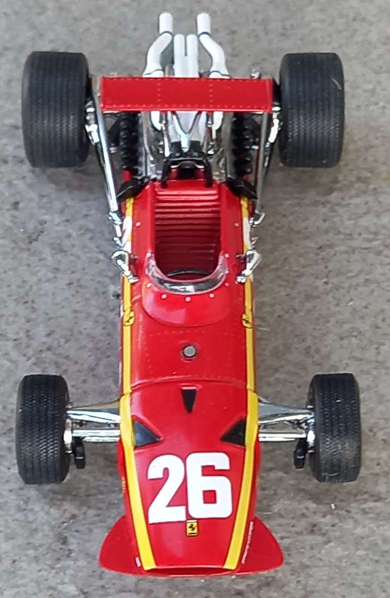 Ferrari 312 - 1968 French Grand Prix winner - J Ickx - IXO 1/43
