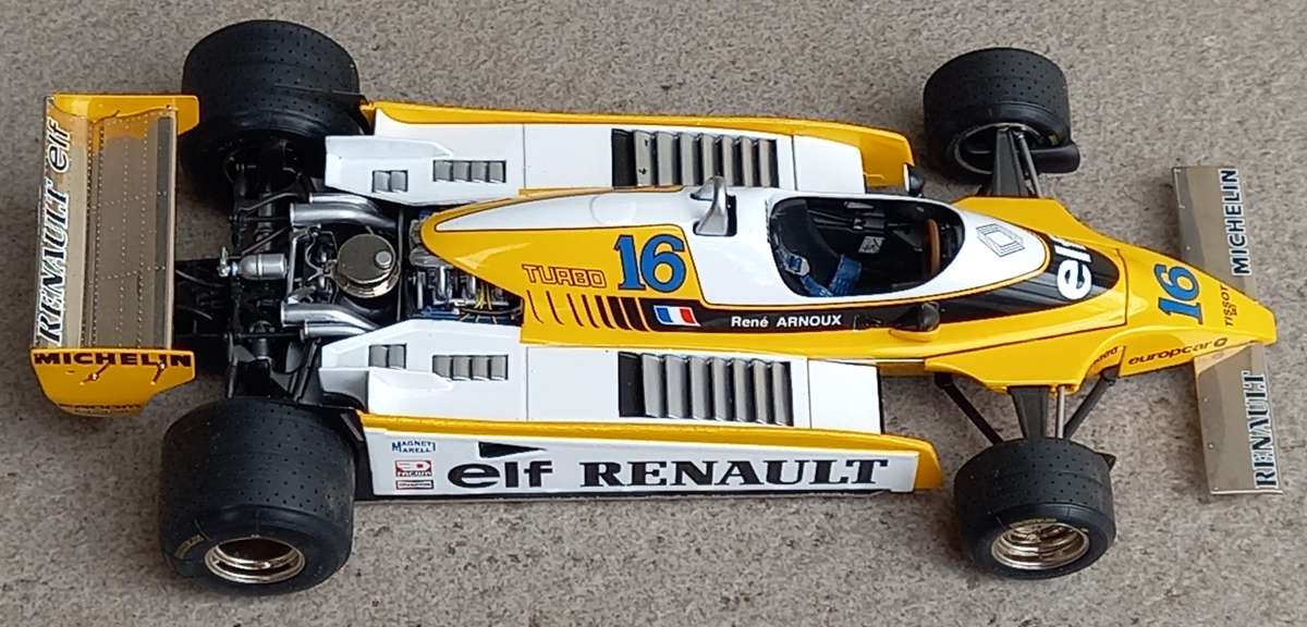 Renault RE20 - 1980 - Revolutionary turbo F1 car - Exoto 1/18