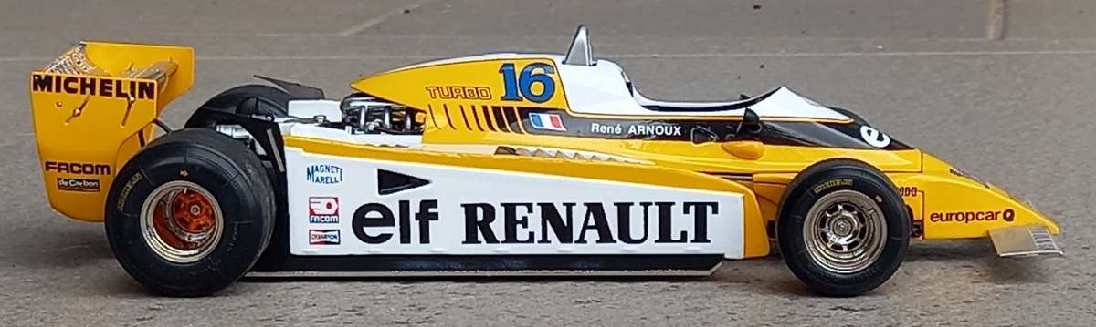 Renault RE20 - 1980 - Revolutionary turbo F1 car - Exoto 1/18
