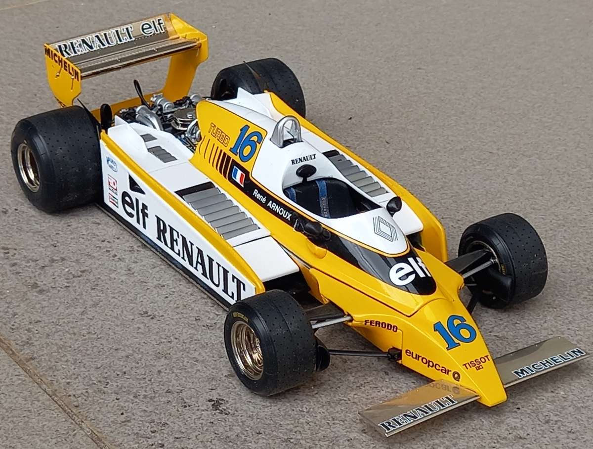 Renault RE20 - 1980 - Revolutionary turbo F1 car - Exoto 1/18