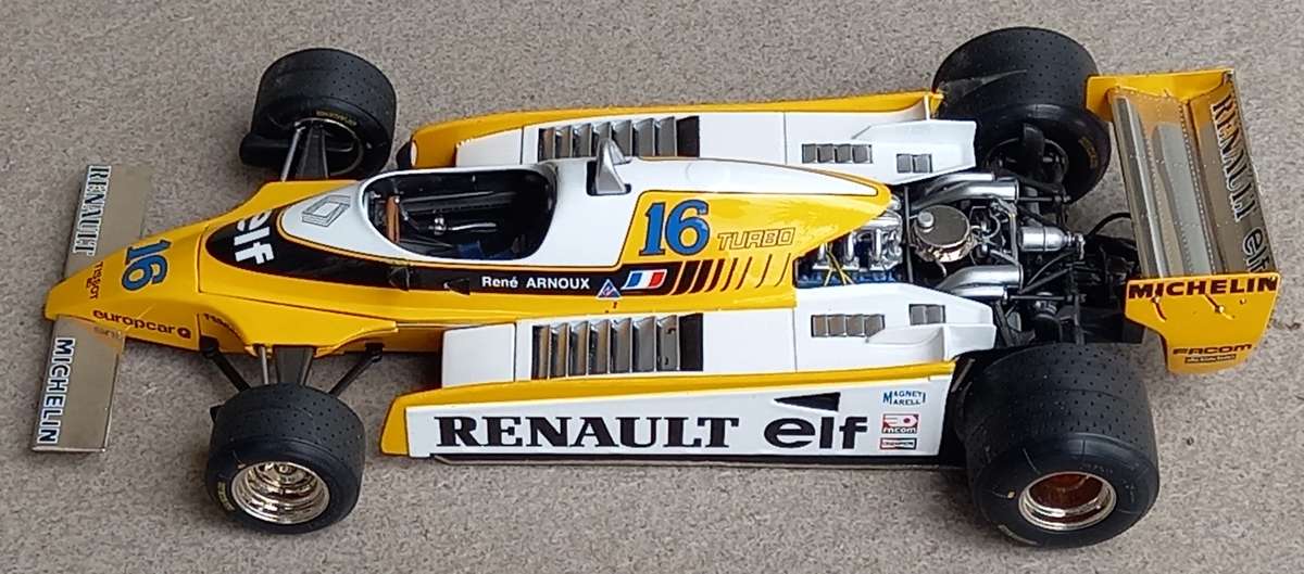 Renault RE20 - 1980 - Revolutionary turbo F1 car - Exoto 1/18