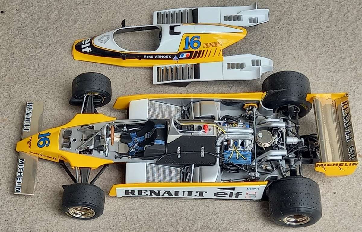 Renault RE20 - 1980 - Revolutionary turbo F1 car - Exoto 1/18