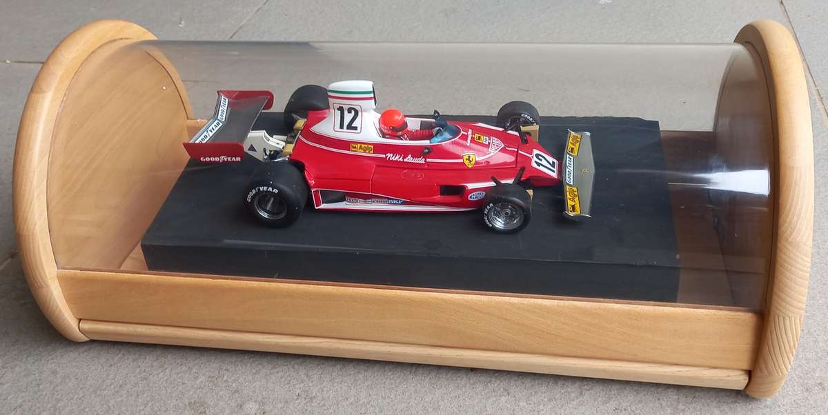 Glass and wood display module