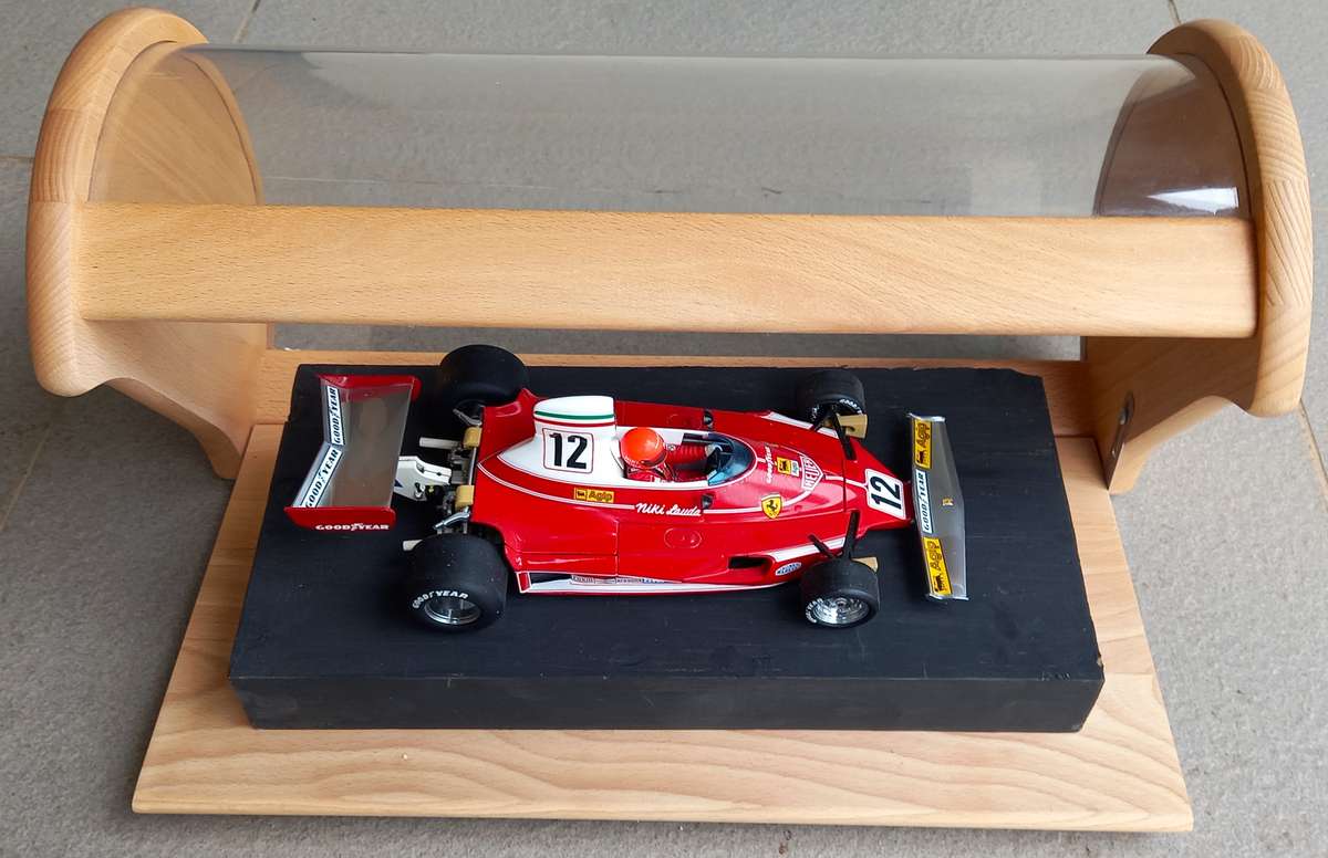 Glass and wood display module