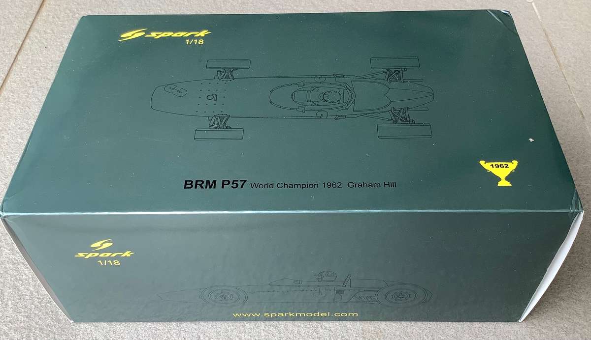 BRM P57 - 1962 World Champion - Graham Hill - Spark 1/18