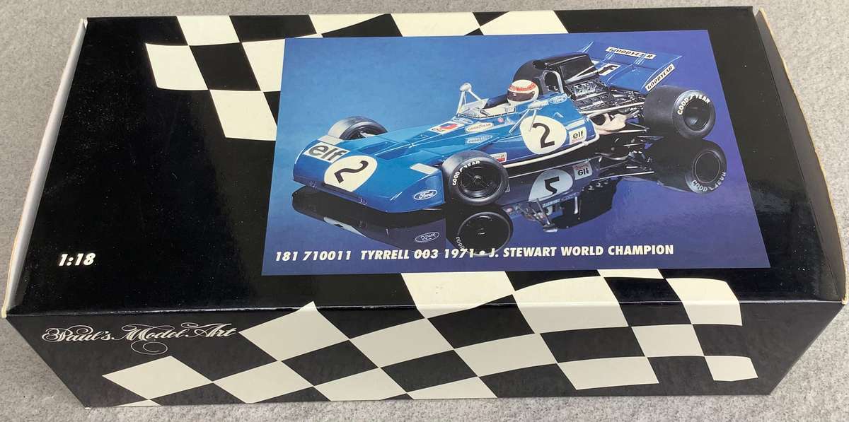 Tyrrell 003 - 1971 World Champion -Jackie Steward - Minichamps 1/18
