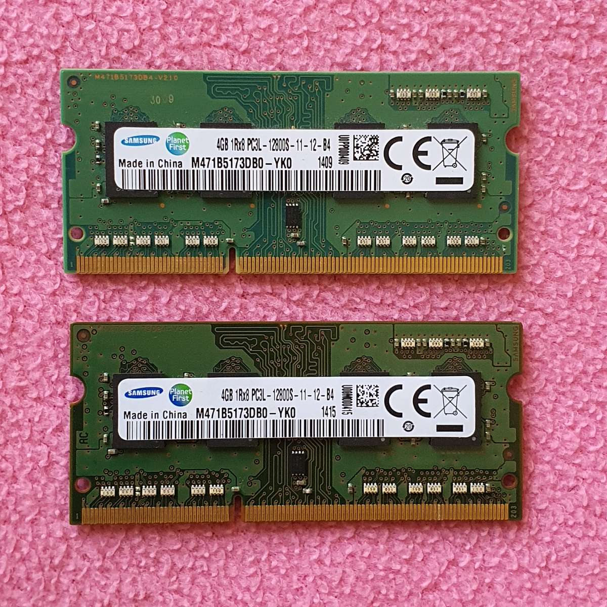 Samsung | 4GB DDR3L (Low Voltage) SODIMM | 1600MHz | 204 Pins (Laptop RAM)