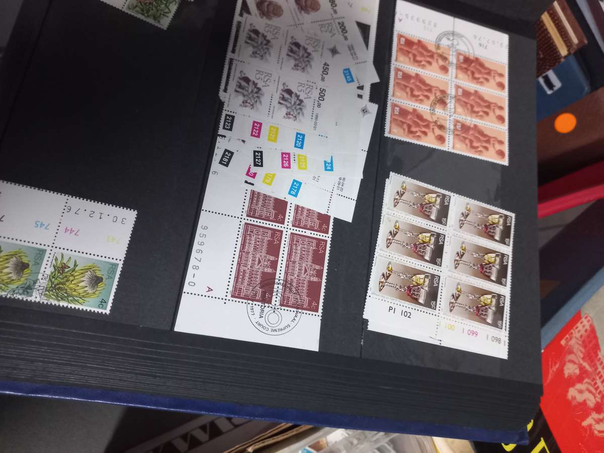 18 ALBUMS/FILES WITH STAMPS AND FIRST DAY COVERS HUGE LOT OF LOOSE STAMPS