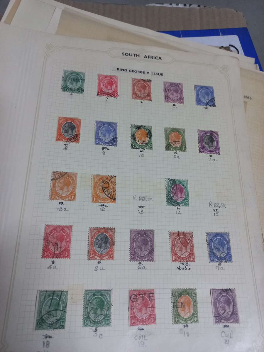 18 ALBUMS/FILES WITH STAMPS AND FIRST DAY COVERS HUGE LOT OF LOOSE STAMPS