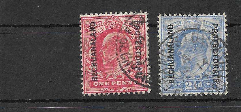 BRITISH BECHUANALAND STOCK CARD FILLED WITH MINT AND FINE USED