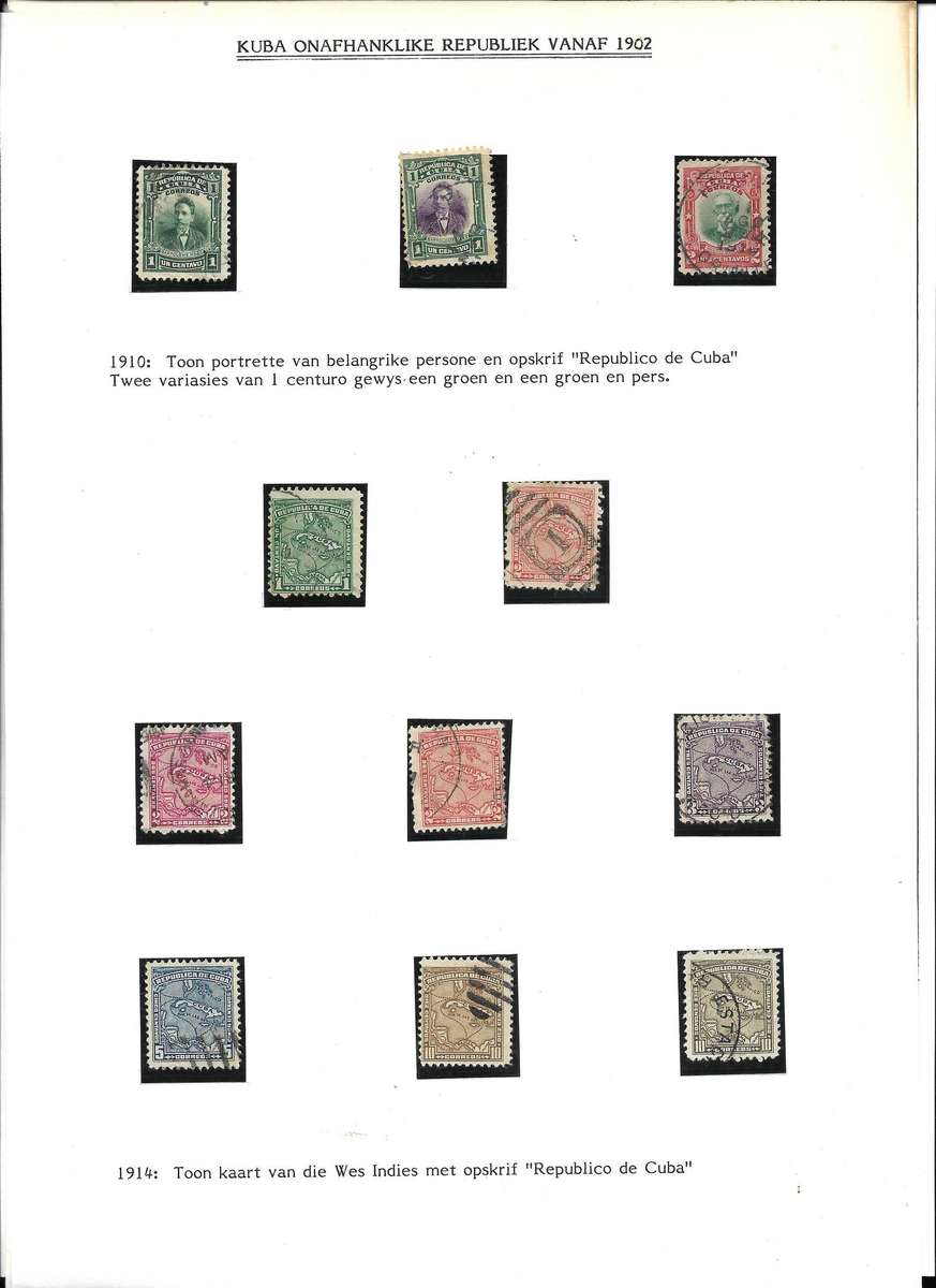 CUBA Fantastic Exhibition material by Dr. Pretorius Many Complete Sets Specialist Material