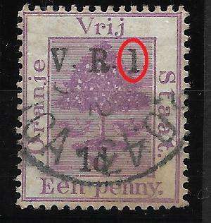 ORANGE FREE STATE Number 1 for I