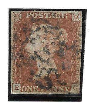 GREAT BRITAIN EARLY 1d RED Small Study