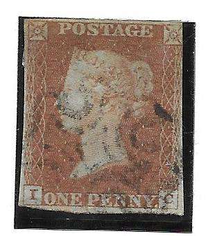 GREAT BRITAIN EARLY 1d RED Small Study