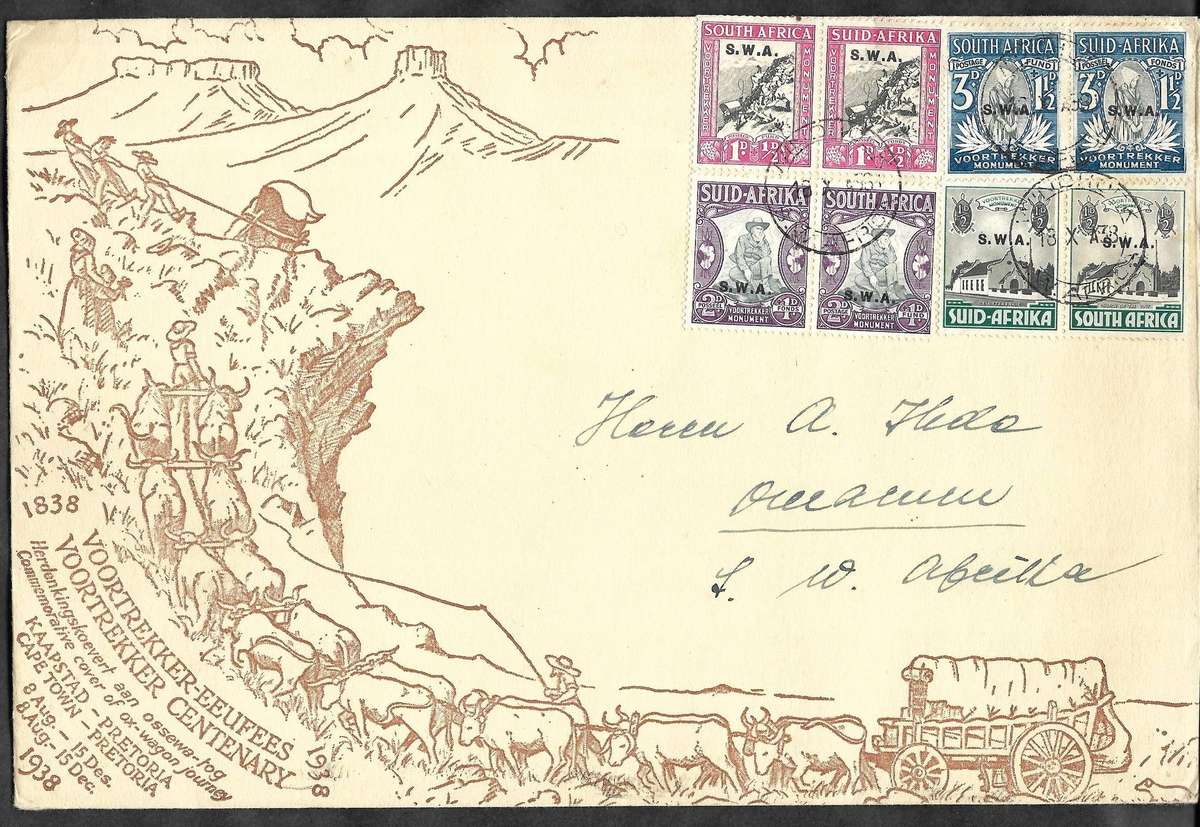 SOUTH WEST AFRICA VOORTREKKER MEMORIAL FUND WITH VARIETIES