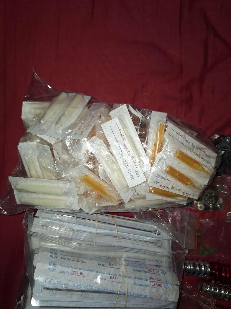 Massive Tattoo Supplies Bundle  Machines, Needles, Tips & More!