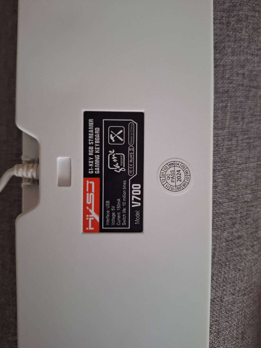  HY-SJ V700 RGB Wired Gaming Keyboard