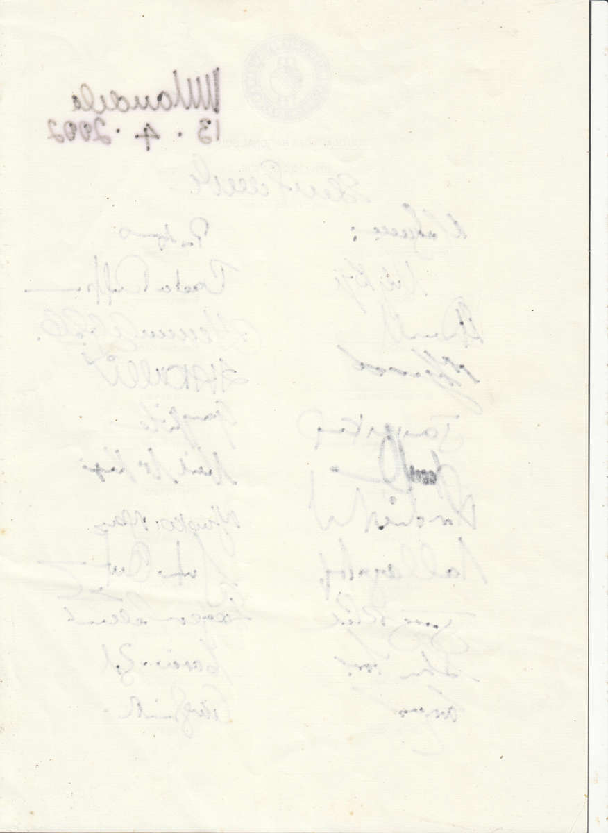 Nelson Mandela SIGNED AUTOGRAPH  & Proteas Cricket Signed Team Sheet 24 SIGNATURES