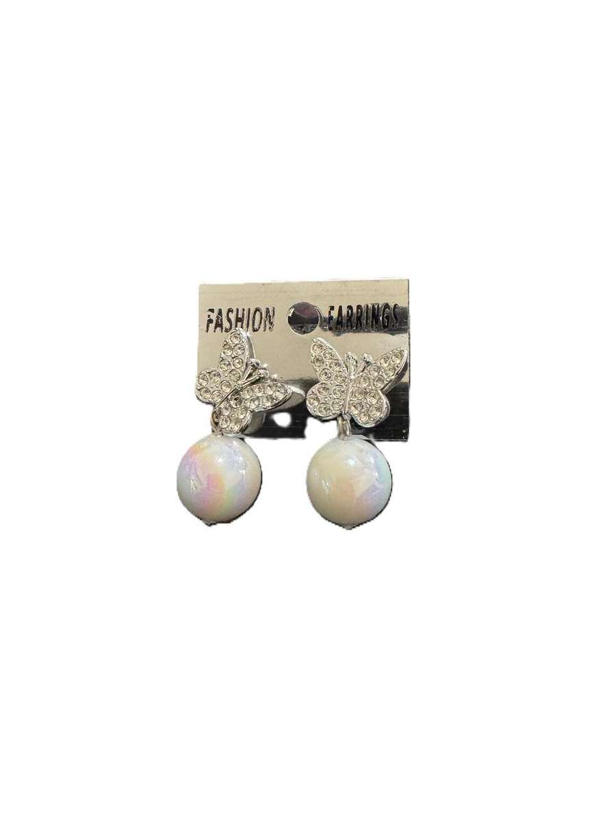 Butterfly Earring with a drop (best gift)- 70% off