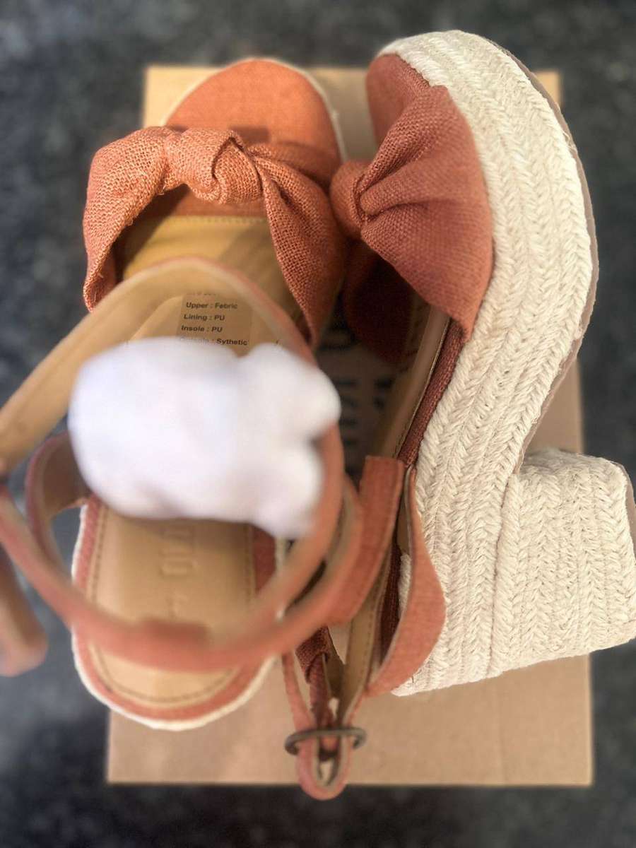 (100% Original) Old Khaki Womens Natara Espadrille Rust (size-4)