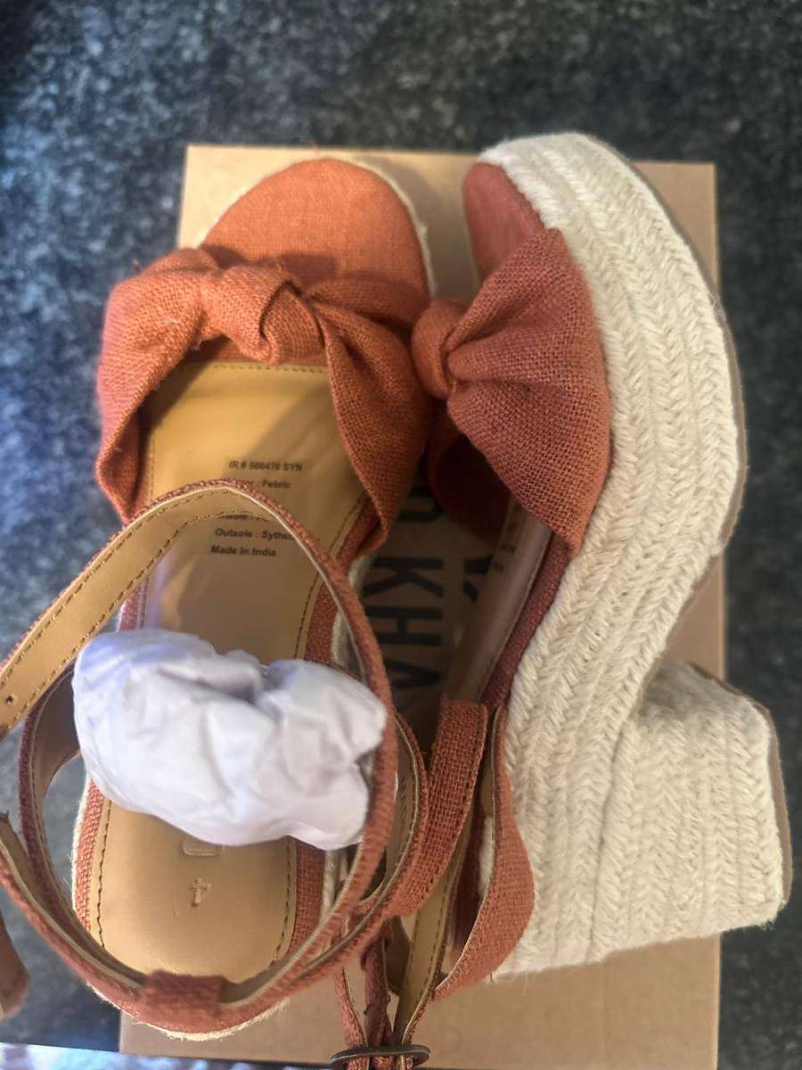 (100% Original) Old Khaki Womens Natara Espadrille Rust (size-4)