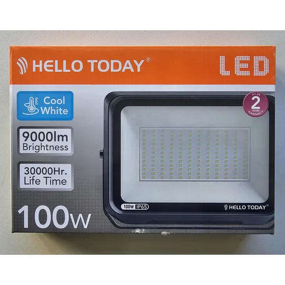 CLEARANCE PRICE!! LED Flood Light 100W - 9000lm & 30000hr lifetime