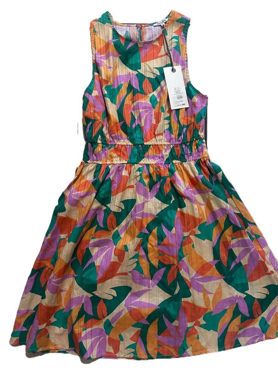 100% Original - Old Khaki Women's Fit and Flare Printed Dress (Size - 10 & 12)