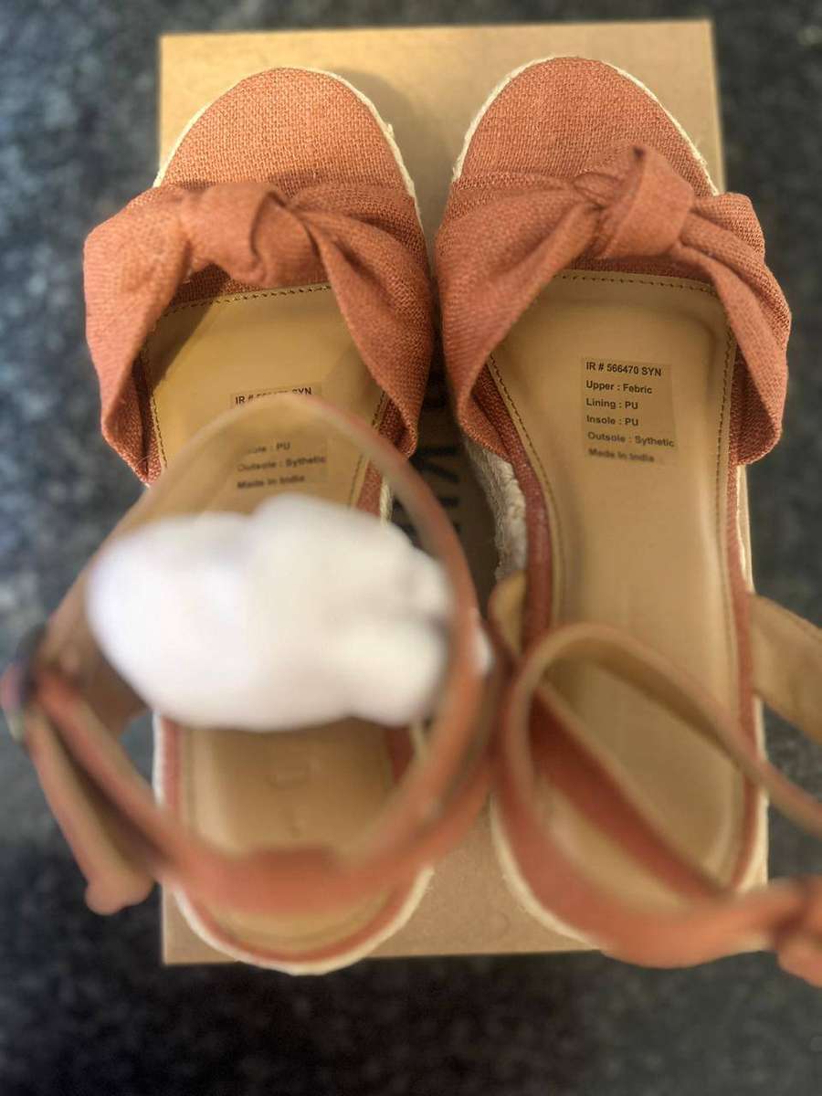 (100% Original) Old Khaki Womens Natara Espadrille Rust (size-4)