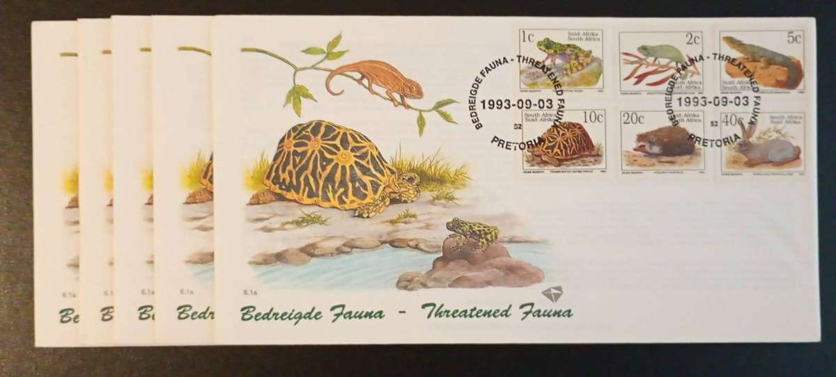 1993 RSA Threatened Fauna FDC No. 6.1a