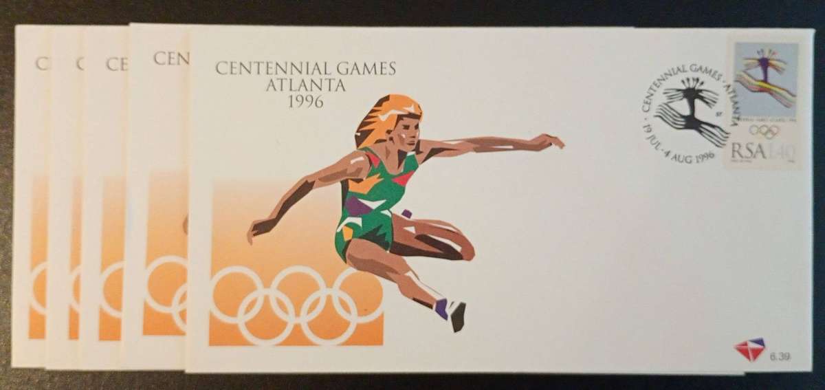 1996 RSA Olympic games Atlanta FDC No. 6.39