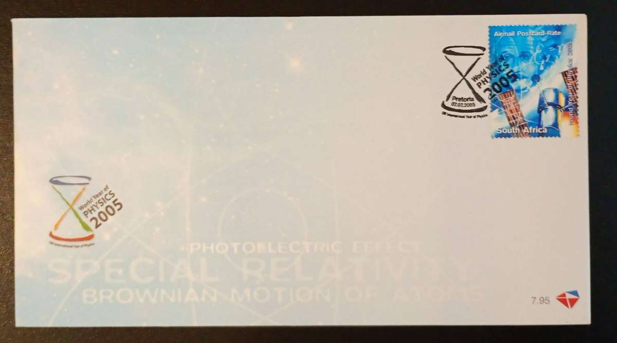 2005 World Year of Physics FDC No. 7.95