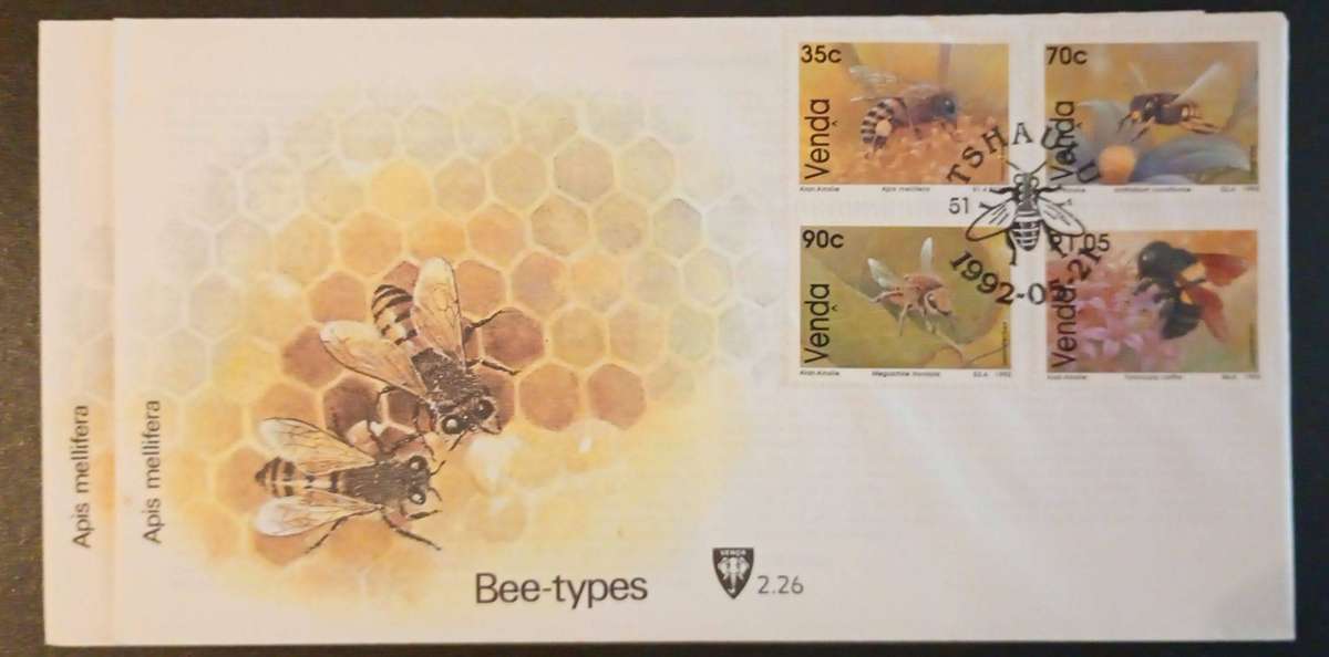 1992 Venda Indigenous Bees FDC