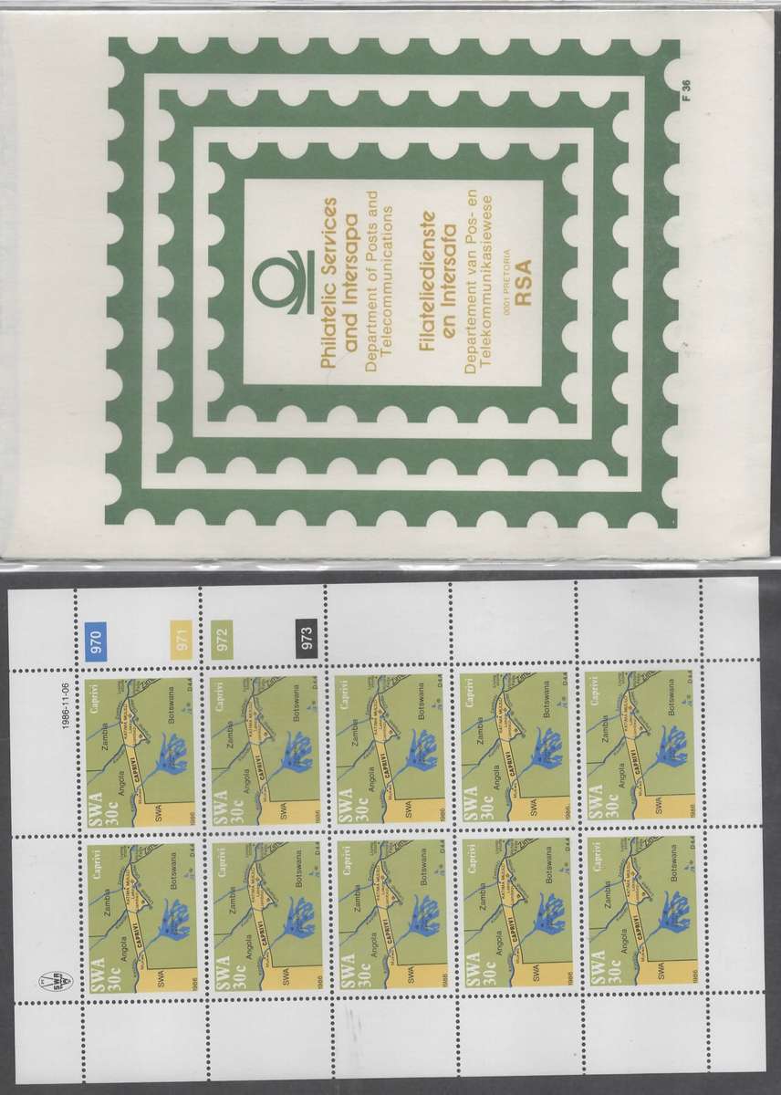 SELECTION OF MINI SHEETS AFRICA AS PER SCANS