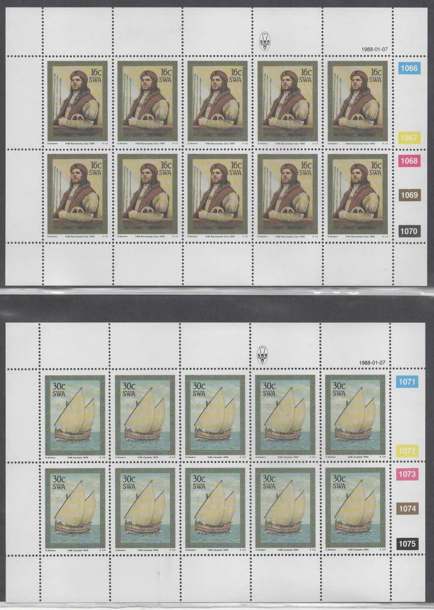 SELECTION OF MINI SHEETS AFRICA AS PER SCANS