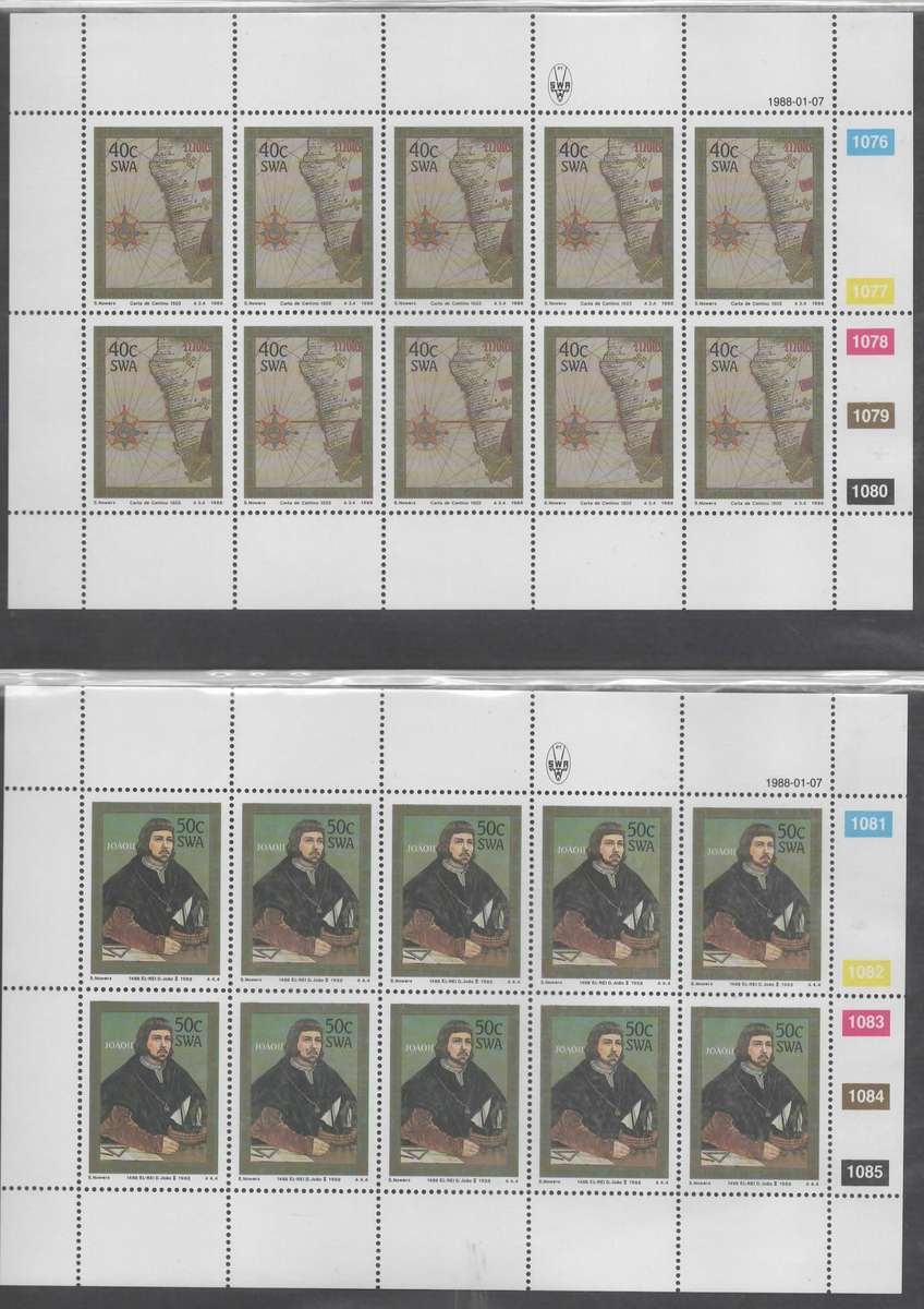 SELECTION OF MINI SHEETS AFRICA AS PER SCANS