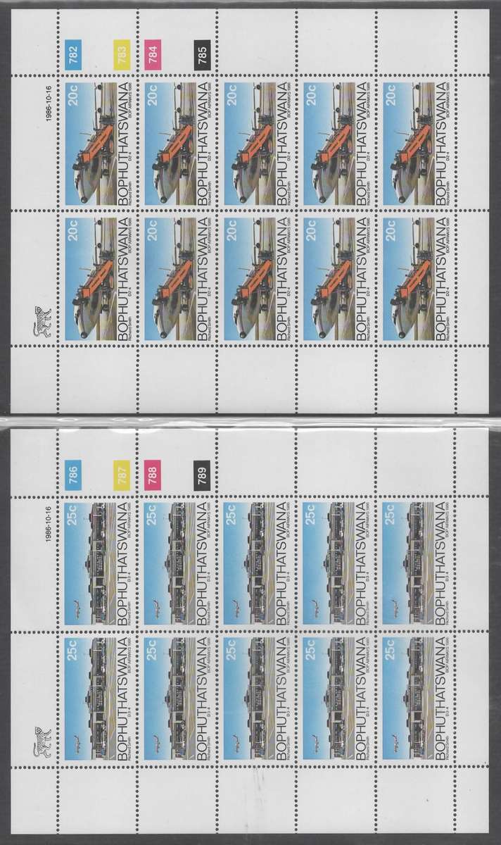 SELECTION OF MINI SHEETS AFRICA AS PER SCANS