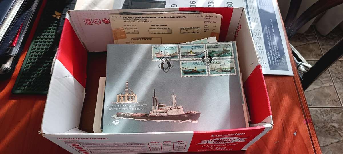 BOX OF FDC AND CONTROL BLOCKS AS PER PICTURES RSA