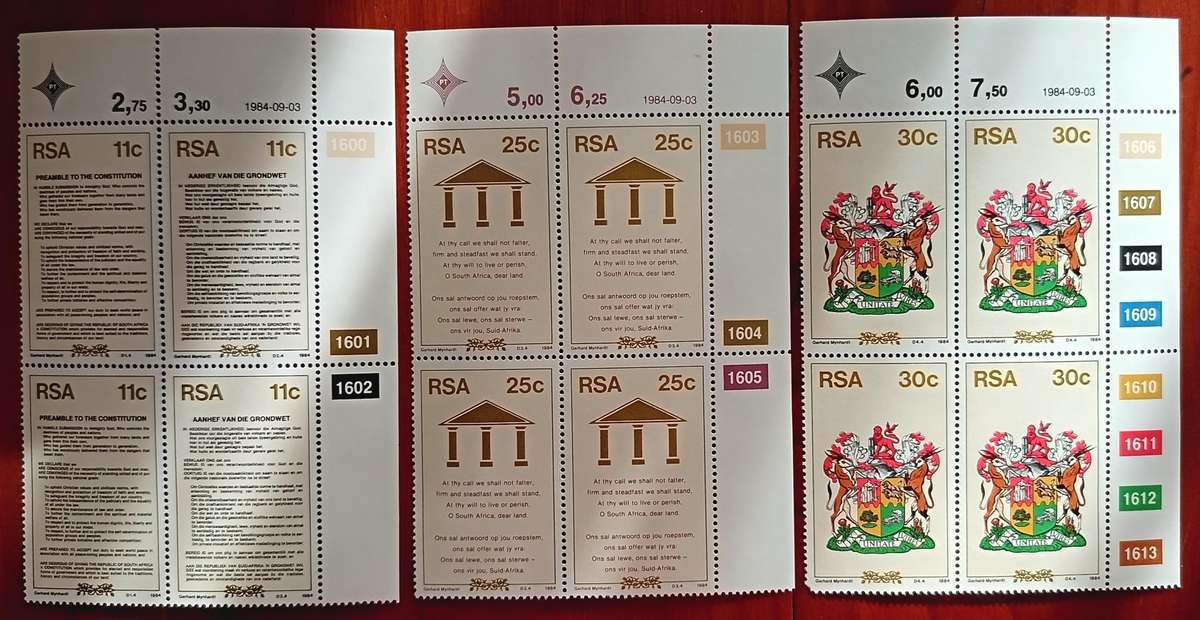 BOX OF FDC AND CONTROL BLOCKS AS PER PICTURES RSA