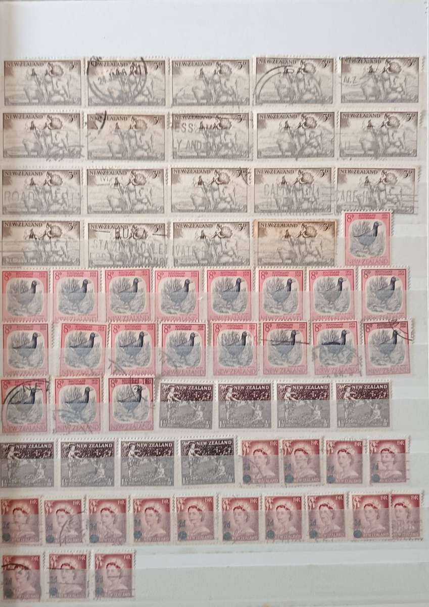 MIXED LOT OF WORLD STAMPS IN ALBUM