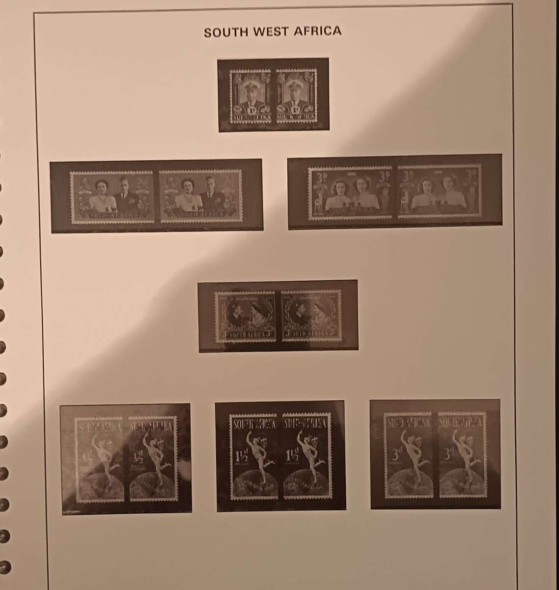 South West Africa Album as per scans incomplete