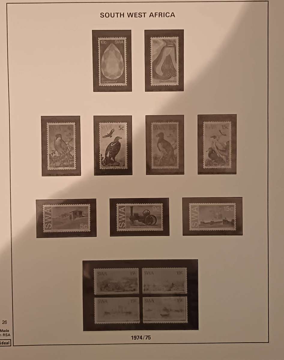 South West Africa Album as per scans incomplete