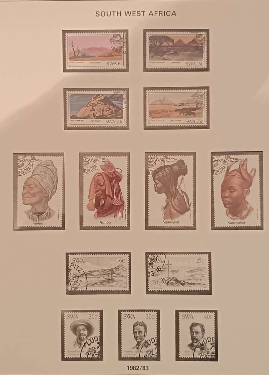 South West Africa Album as per scans incomplete