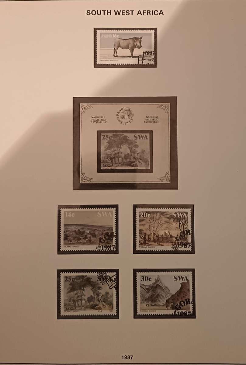 South West Africa Album as per scans incomplete