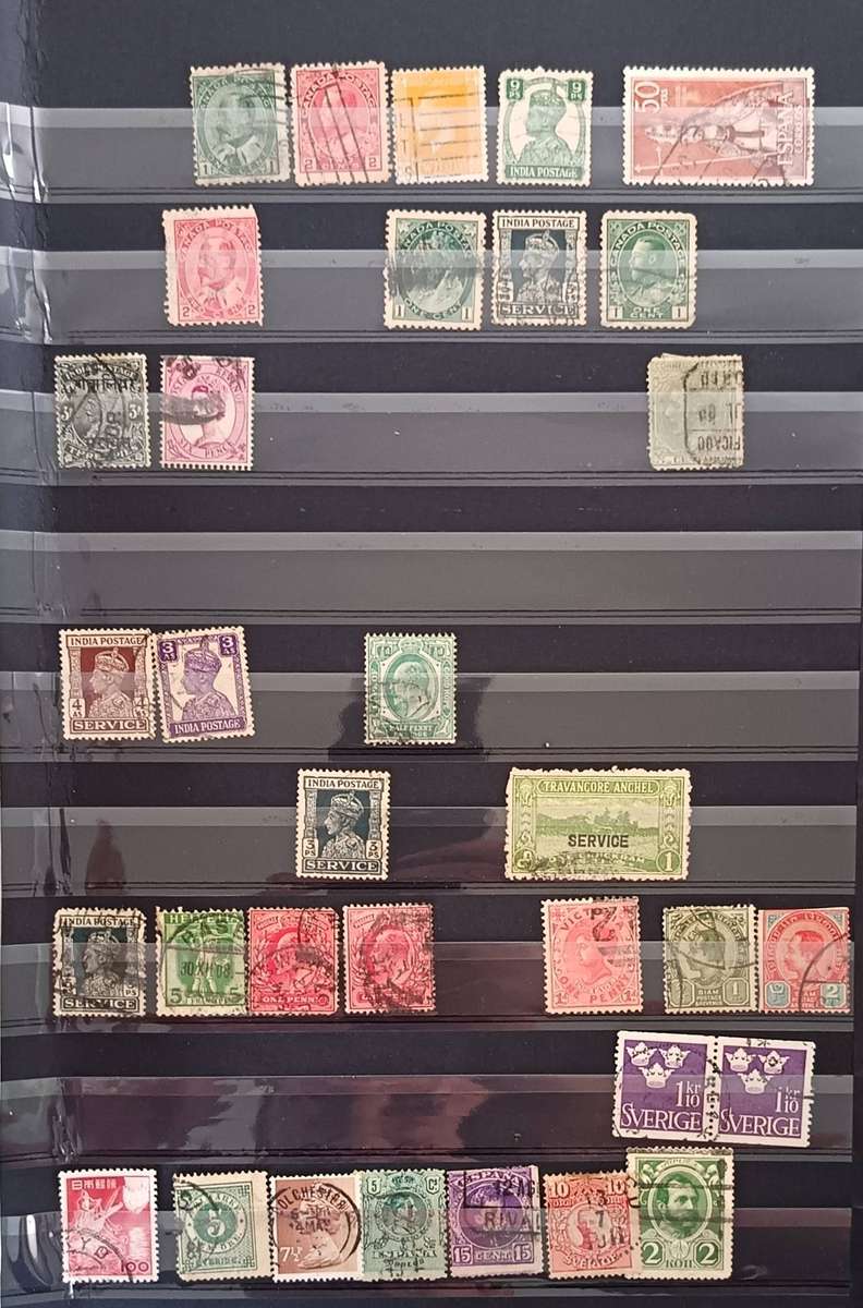 Commonwealth Mixed lot mainly used in stock book