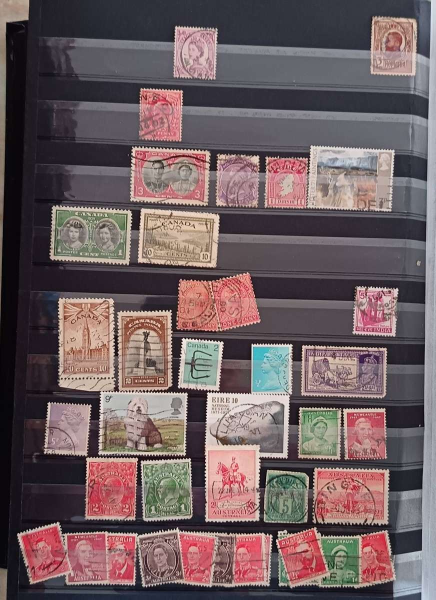 Commonwealth Mixed lot mainly used in stock book